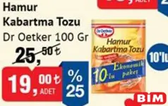 DR. OETKER HAMUR KABARTMA TOZU 10'LU 100 GR